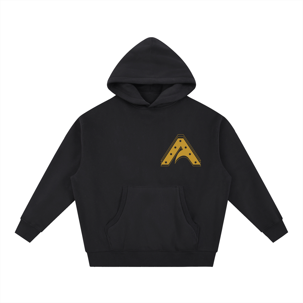 Alpha Boxy Fleece in OG & Black