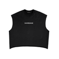 GODS French Boxy Tank in Black