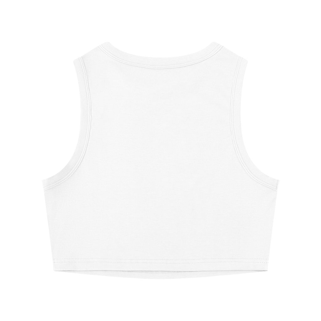 GODS Tight Crewneck Crop in White