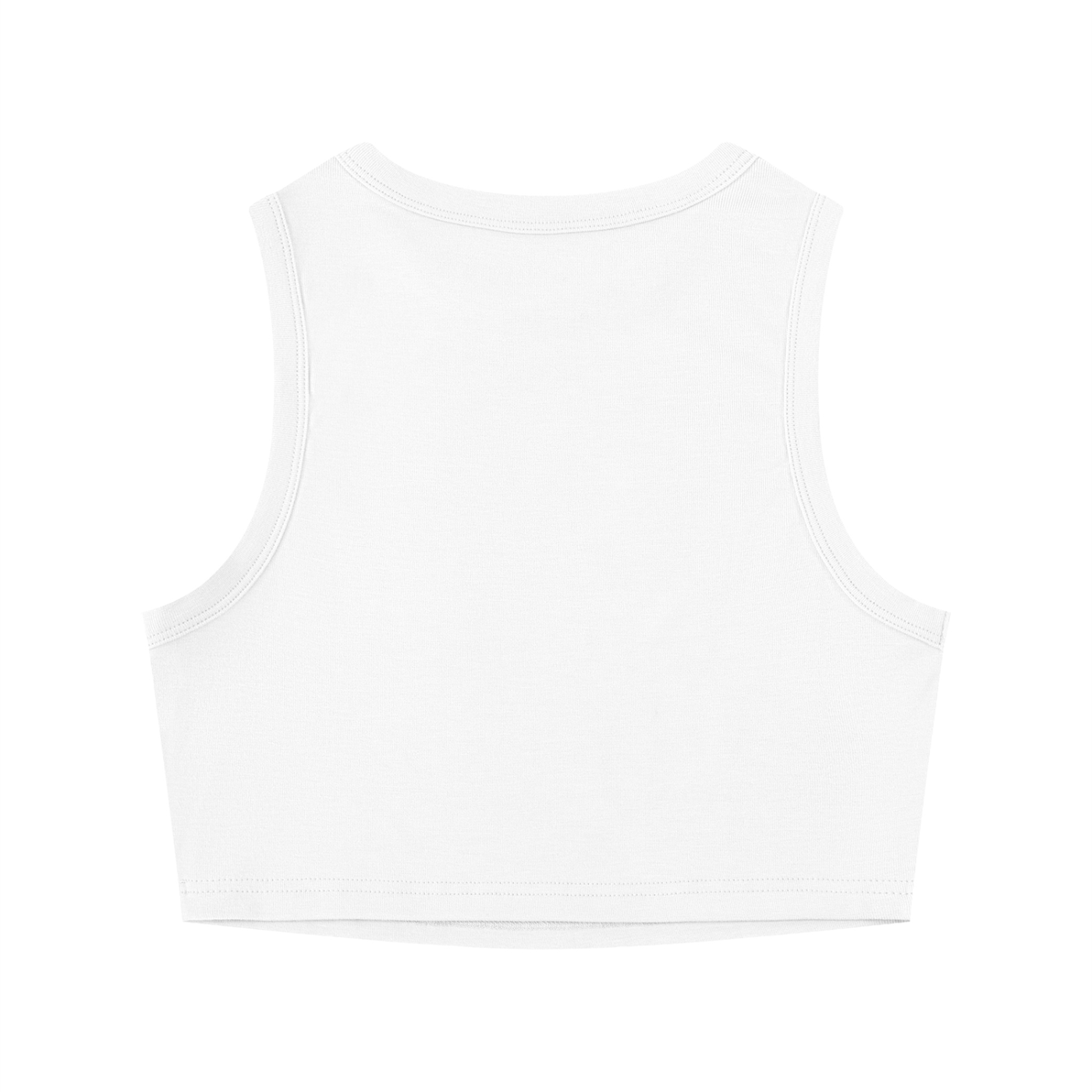 GODS Tight Crewneck Crop in White