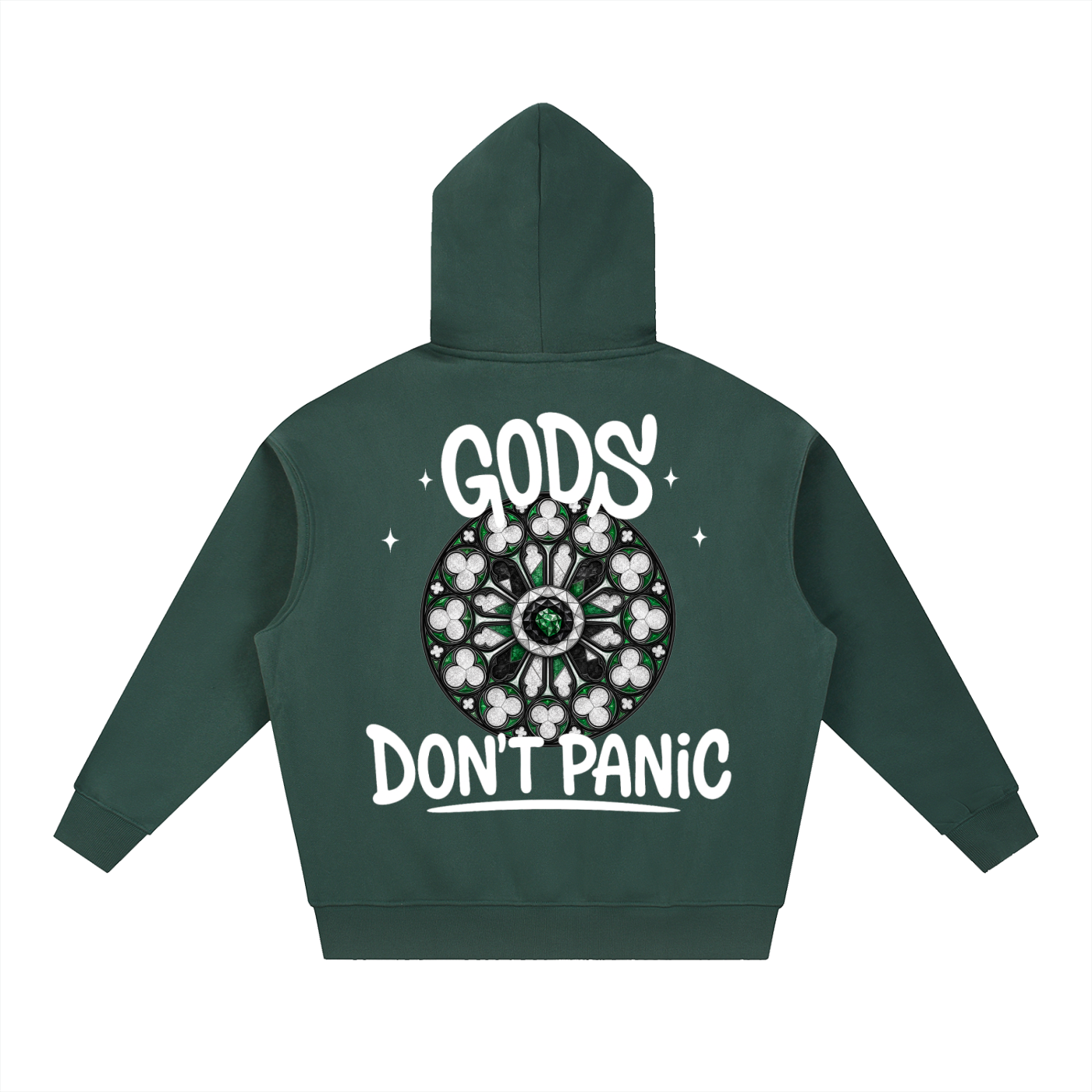 GODS Oversized Boxy Fleece in Green
