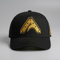 Clock Tower Snapback in Black