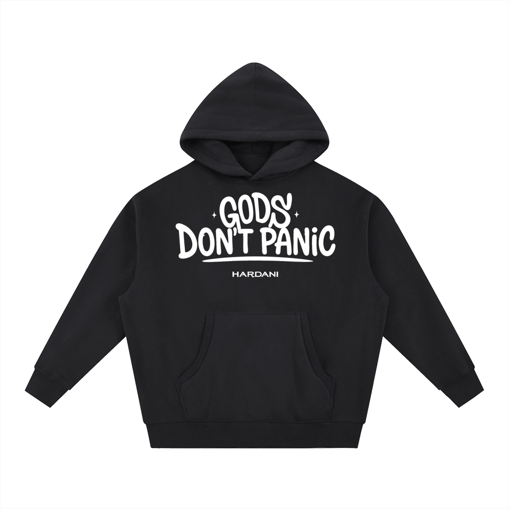 GODS Oversized Boxy Fleece in Black
