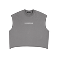 GODS French Boxy Tank in Gray