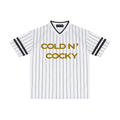 Cold N Cocky Striped V-Neck Tee