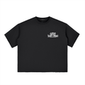 GODS Boxy Raw-Edge Tee - Black